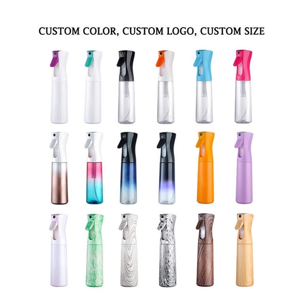 Spray Bottle for hair 300ml 2Pack Empty Fine Mist Spray Bottle Ultra Continuous - Picture 2 of 9